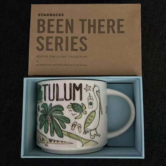 Starbucks Mexico Been There Series Collectible Ceramic Mug Tulum 14Oz Retail Box - Picture 2 of 9